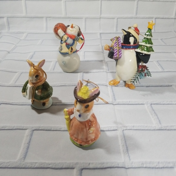 Porcelain Christmas Tree Ornaments - Picture 2 of 7